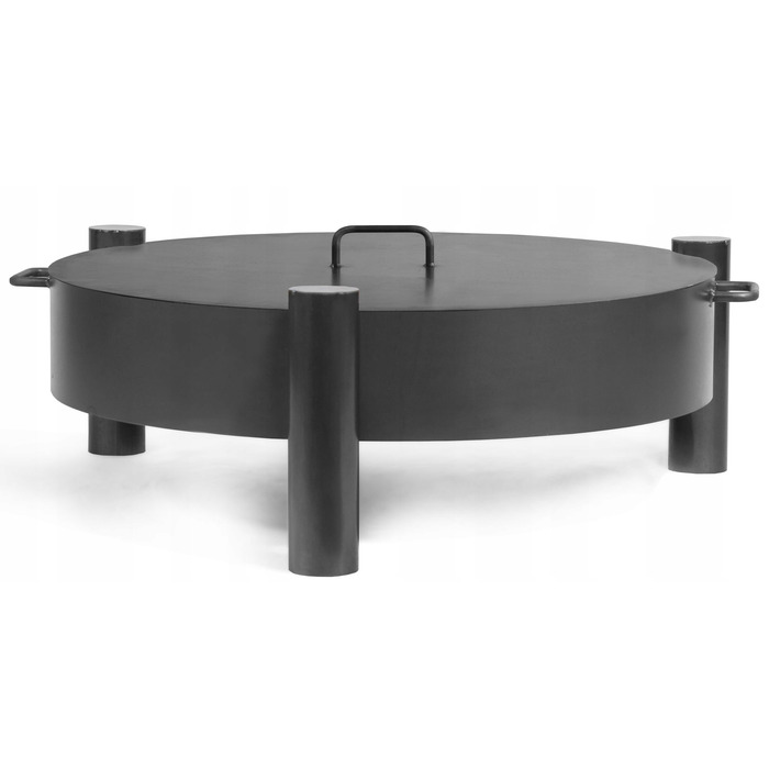 Садове вогнище CookKing зі сталі 80 см з кришкою