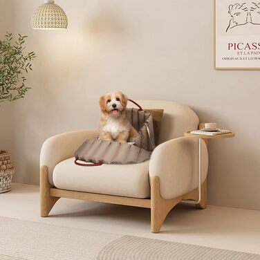 Автомобільний лежак для собак у багажник - переноска-сидіння для маленьких собак, 55x42x42 см, темно-хакі