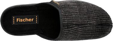 Тапочки чоловічі Fischer Frank, 42 EU, сірий/чорний