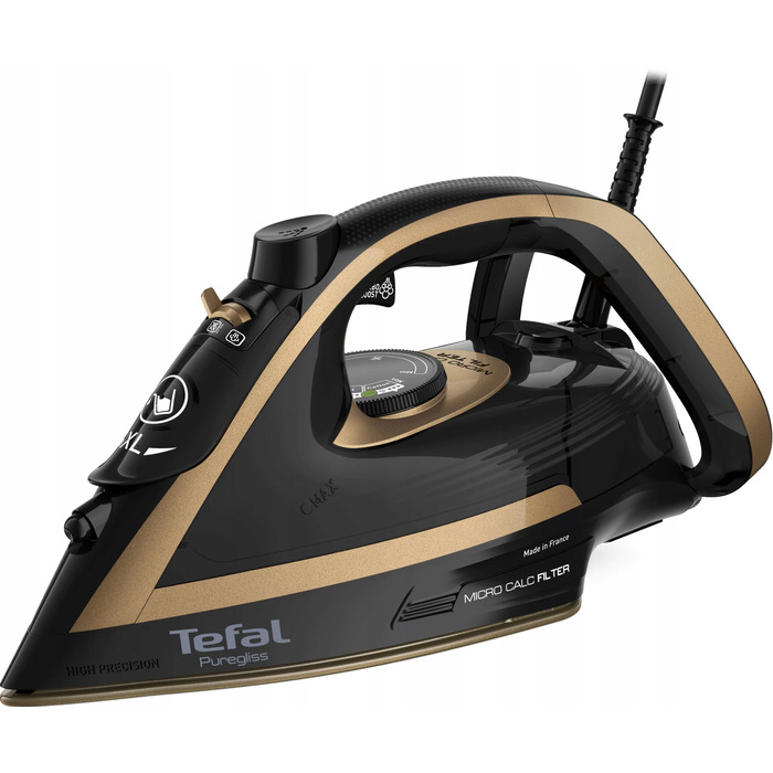 Парова праска Tefal Puregliss 8064, 3000 Вт, підошва Durilium AirGlide