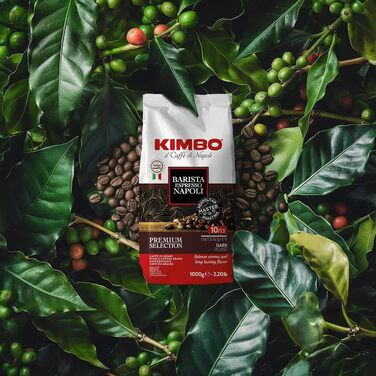 Кава в зернах Kimbo Espresso Napoletano, темне обсмаження, 1 кг