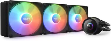 NZXT Kraken: Рідинна система охолодження CPU AIO з LCD-дисплеєм – 240 RGB (білий) – сумісна з Intel® та AMD®