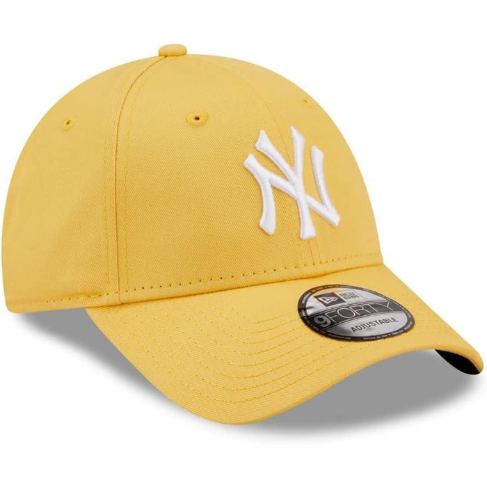 Кепка New Era New York Yankees MLB League Essential жовтого кольору, регульована, 9Forty, універсальний розмір