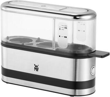 Електричний кошик для варіння яєць WMF Küchenminis на 2 яйця, з викруткою, BPA-free Tritan, 250W, Cromargan matt
