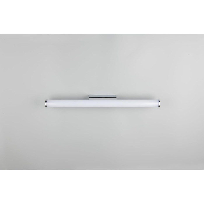 Trio Leuchten LED Bathroom Wall Light Mattimo 283274106, Metal Chrome, White Plastic, 4.3 Watt LED (Width 60cm)