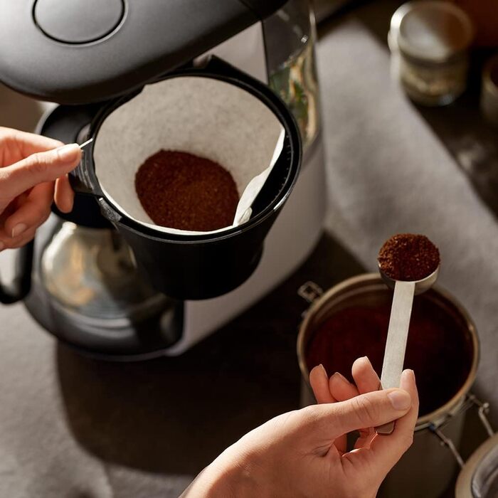 Тчібо Аромадоз, кавова банка, 500г, герметична, нержавіюча сталь, чорна