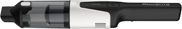 Ручний пилосос Rowenta X-Touch AC9736 бездротовий, чорний: компактний, легкий (0.6 кг), з насадкою для щілин та малою щіткою, потужний цифровий мотор, станція зарядки