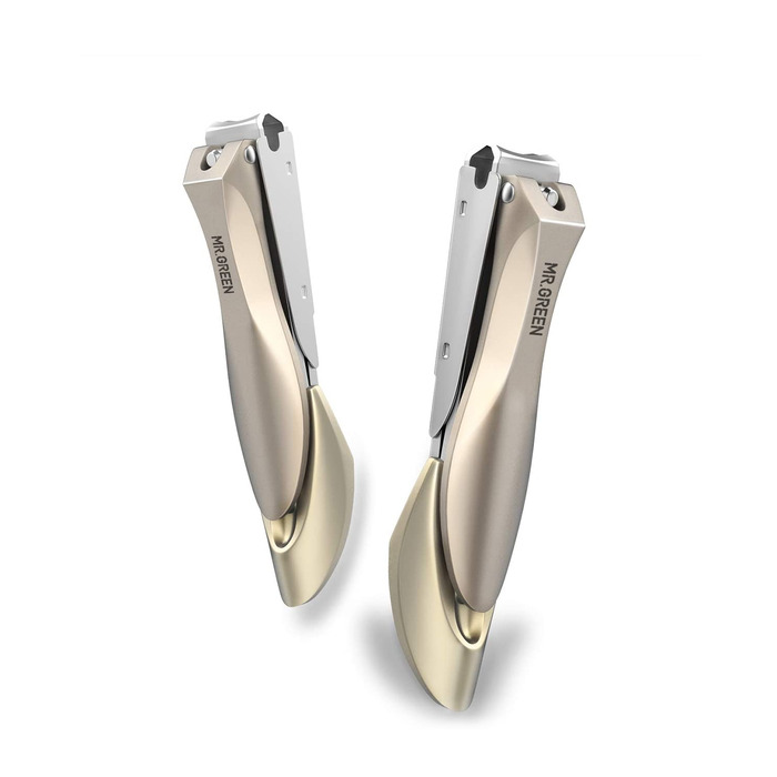 Професійний набір для стрижки нігтів Mr. Green з збирачем для жінок та чоловіків, різних розмірів (2 шт.)