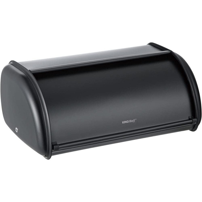 KING HOFF Металева брітниця/контейнер для хліба (чорний)