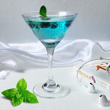 Набір з 6 келихів для мартіні, 160 мл, келихи для Cosmopolitan, набір келихів для вечірок та дому