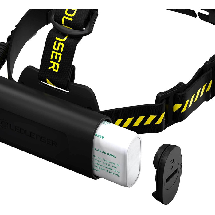 Налобний ліхтар Ledlenser H15R Work, 2500 люмен, IP67, акумуляторний, LED, з фокусуванням, магнітна зарядка, для каски, високий CRI