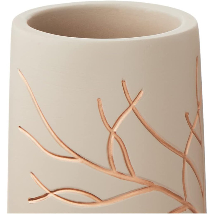 Sweet Home Collection Набір аксесуарів для ванної кімнати: елегантний дизайн, 4 шт. (харчовий матеріал, гілка)