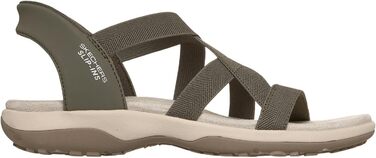 Сандалі жіночі Skechers Reggae Slim Stretch Flex Slip-Ins Olive Knit Gore (38 EU) - Зручні та стильні