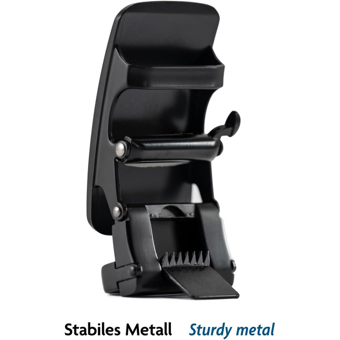 Чоловічий шкіряний ремінь Volmer ATG 01-bur-roma з автоматичною застібкою та регулюванням | Ширина 35 мм, довжина 125 см, колір бордовий