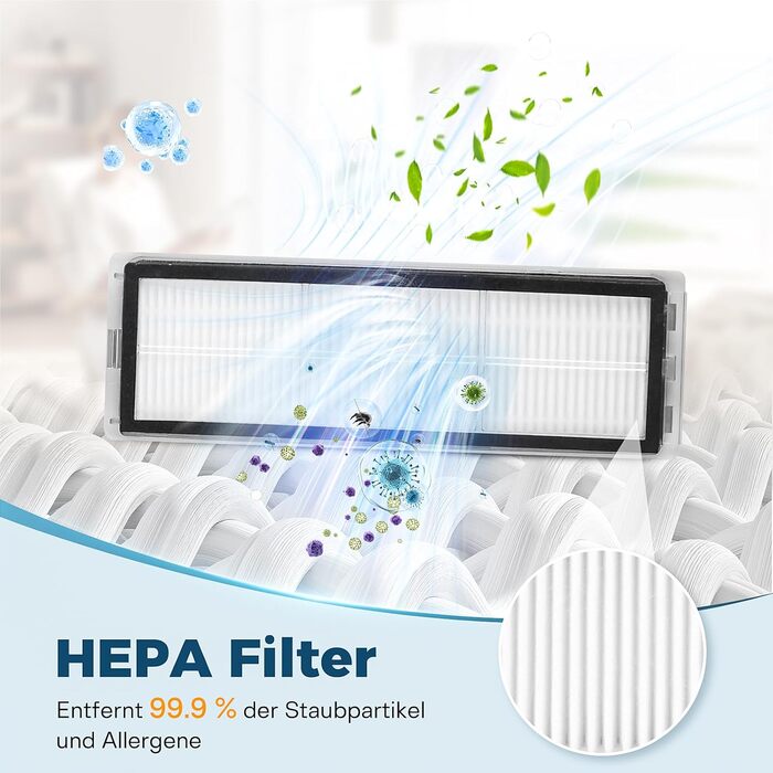 Комплект аксесуарів TriCut для робота-пилососа Dreame L10s Ultra/L50 Ultra/X40 Ultra/L40 Ultra/X40 Master/Mova P50 Pro Ultra: фільтри, щітки, мішки