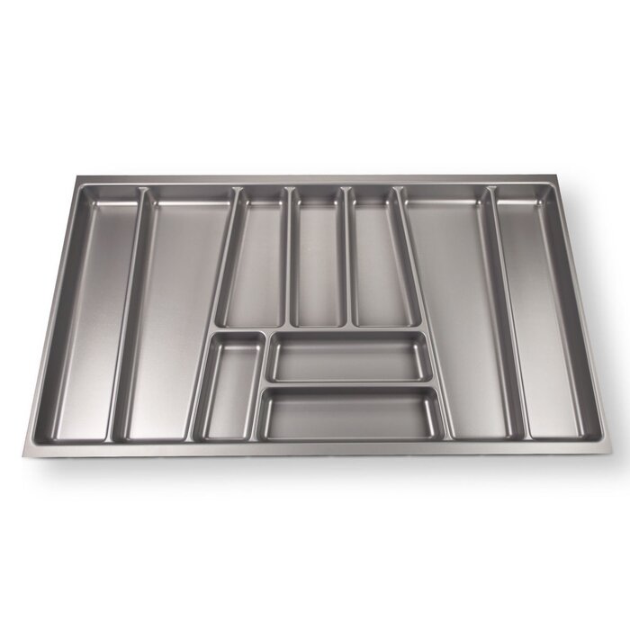 Органайзер для столових приборів ORGA-BOX II для шухляд Nobilia 45 см (до 07/2012) сірий, ширина 805 мм (для корпусу 90 см)