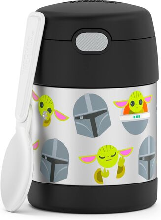Контейнер для їжі THERMOS Funtainer з нержавіючої сталі, вакуумна ізоляція, 284 мл (Мандалоріанець)