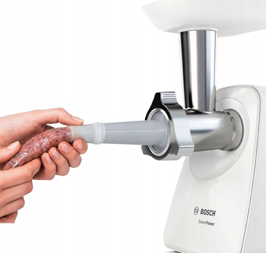 М'ясорубка Bosch MFW2510W, біла, 1500 Вт