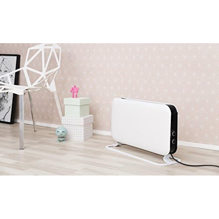 Електричний конвекторний обігрівач Mill MEC 2000W – 24-28 м², з термостатом, тихий, для дому