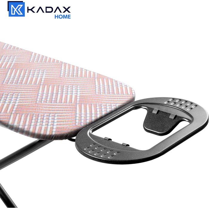 Прасувальна дошка KADAX 110x30 см, складна, з регульованою висотою, для дому, Made in EU (Лососевий)