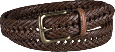 Чоловічий шкіряний ремінь Tommy Hilfiger, розмір M (54, Saddle)