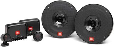 Автомобільна акустика JBL Club 602CTP, 2-смугові компонентні динаміки 210 Вт, 16 см, з твітерами і кросоверами, чорний