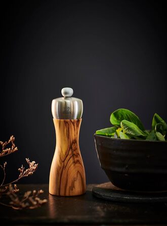 Соломолка Peugeot Fidji 15 см Graphite – ручна, з регулюванням помелу, PEFC-сертифікована деревина