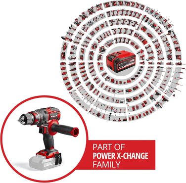 Акумуляторний ударний дриль-шуруповерт Einhell TP-CD 18/80 Li-i BL (18 V, Brushless, 80 Nm, 13 мм, 2 швидкості, Solo, без акумулятора та зарядного пристрою)