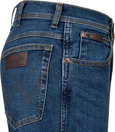 Джинси чоловічі Wrangler Texas Stretch Regular Fit Authentic Straight (чорний, синій, сірий) - широкий вибір розмірів