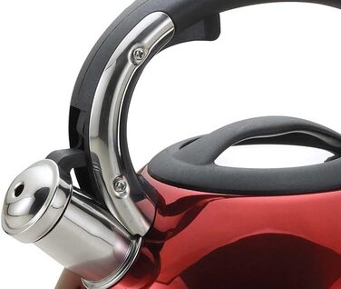 Чайник King Hoff з нержавіючої сталі та бронзи, 3.4 л, KH-1213 (червоний)