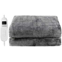Електрична ковдра Steinborg з підігрівом, 180x130 см, 9 температурних режимів, таймер, пульт ДУ, прання 30°C