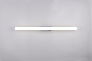 Trio Leuchten LED Bathroom Wall Light Mattimo 283274106, Metal Chrome, White Plastic, 4.3 Watt LED (Width 80cm)