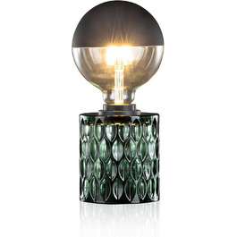 Торшер Pauleen 48023 Crystal Magic: стильна настільна лампа з кришталевими елементами, 230V, E27, зелений, без лампочки