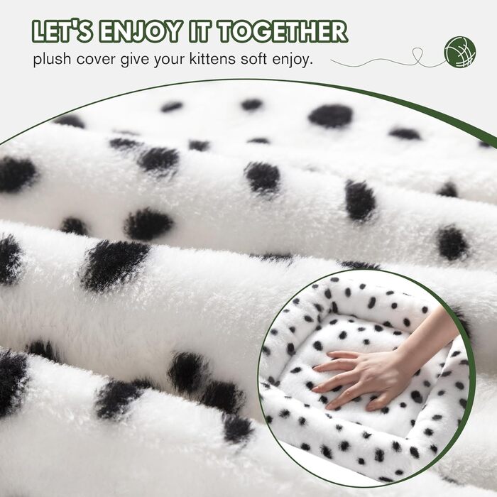 Котячий будиночок MUTICOR з когтеточкою, 206 см, багатоярусний, для великих котів, з лежаком-гамаком, широка база, колір: білий та чорний