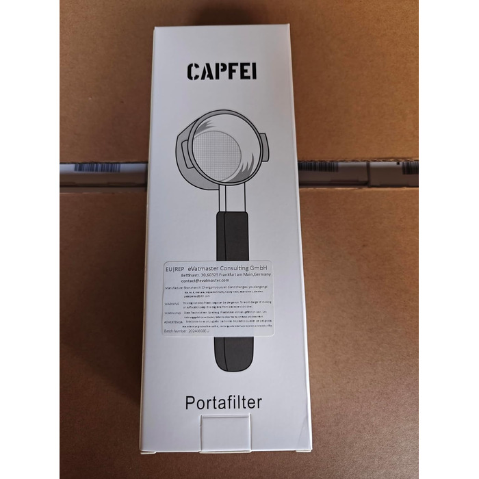 Bottomless Portafilter 58mm for E61, with Stainless Steel Replacement Filter Basket and ABS Handle