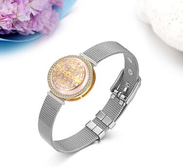 Чоловічий браслет JewelryWe з нержавіючої сталі та гуми, класичне плетиво