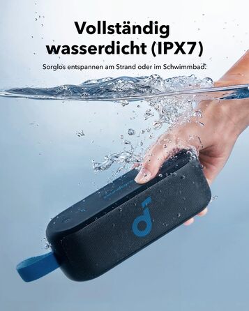 Soundcore Select 3: Портативна Bluetooth колонка з потужним звуком, BassUp™ та IPX7 захистом