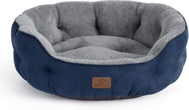 Ліжко для котів BEDSURE, 63x53x20 см, Navyblau (темно-синій), з подушкою, для котів та маленьких собак
