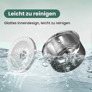 Нержавійна миска для води для собак Gardner Pet, 3,85 л, без розбризкування, для великих собак, чорна