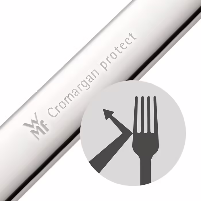 WMF Premiere Cutlery Set, 12 Place Settings, 66 Pieces, 60 Pieces with Serving Utensils, Hollow-Ground Knives, Cromargan protect polished, scratch-resistant, dishwasher-safe, 66-piece Single