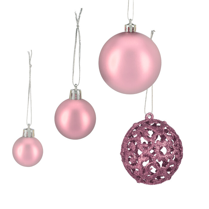 Relaxdays Set of 50 Christmas Baubles