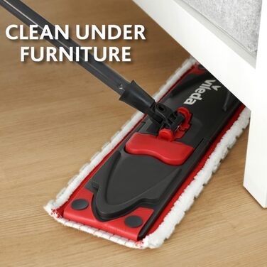 Vileda Ultramax 2в1: комплект для миття підлоги з мопом, відром з пресом та мікрофіброю. Підходить для всіх твердих поверхонь.