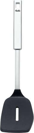 Лопатка кухонна Fissler Original-Profi Collection з нержавіючої сталі та силікону, з прорізами, преміум якість, срібляста