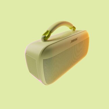 Портативна Bluetooth колонка Bose SoundLink Max – потужна акустика з водозахистом, до 20 годин роботи від акумулятора, USB-C, AUX, колір: цитрусовий жовтий