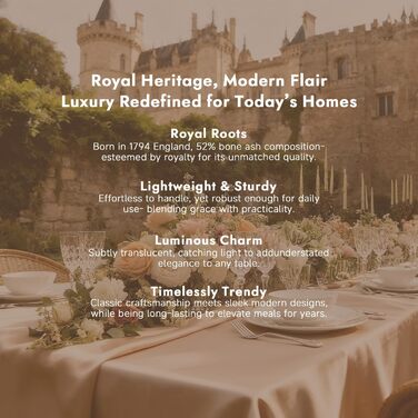 Сервіз HIKAA на 6 осіб, 18 предметів, з кісткового фарфору, набір тарілок, безпечний для мікрохвильової печі та посудомийної машини, для дому, весіль, легкий та довговічний (білий)