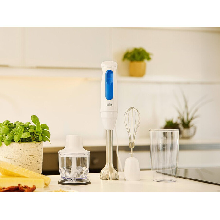 Блендер Braun MultiQuick 3 MQ30.202M 900 Вт з подрібнювачем та вінчиком