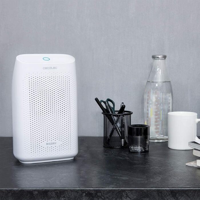 Зволожувач повітря Cecotec BigDry Series 2000: 750 мл/день, резервуар 0.6-2 л, 2 швидкості, 2 режими, радіус дії до 25 м², функція очищення, білий