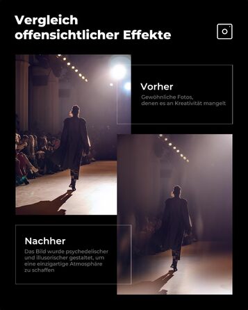 Фільтр K&F CONCEPT Split Dioptrien Prisma для створення ефекту боке та розділеного фону, 72 мм (Nano-Basic)