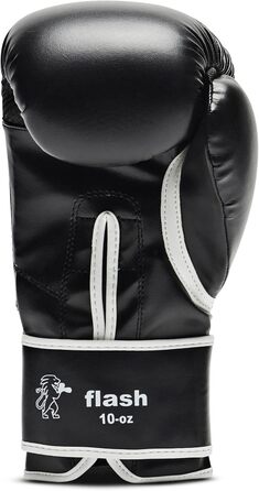 Боксерські рукавички Leone 1947 Flash - чорні, унісекс, 14 oz