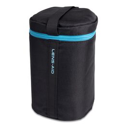 Чохол для об'єктива LENS-AID: захисна сумка з блискавкою та кріпленням на пояс (10 x 19 см)